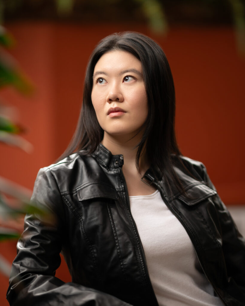 LinkedIn-ready professional headshot by Edmonton photographer Emily Welz