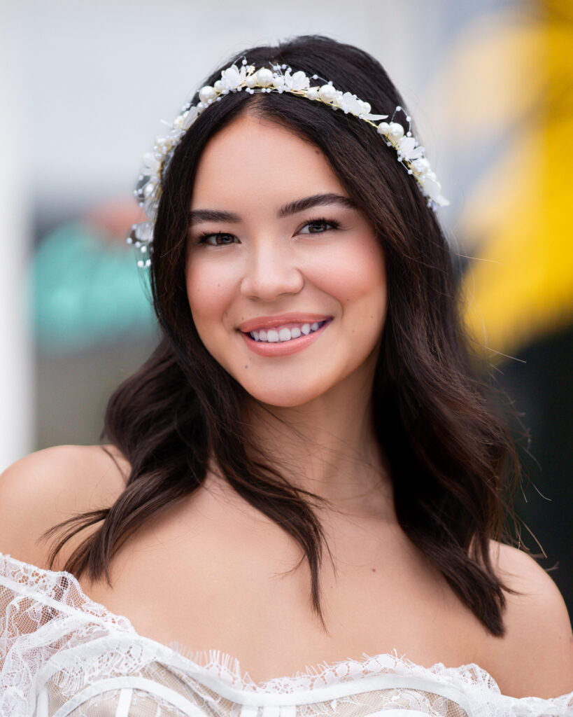 Bride portrait in Newport Beach, CA—captured by Art of Portraits® for elegant wedding photography.