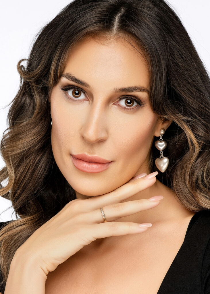 Professional headshot session for casting portfolio at Art of Portraits