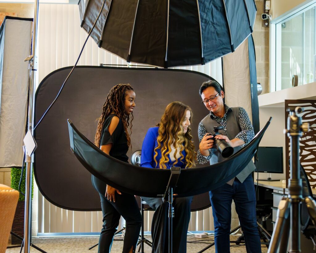 Headshot session on-location