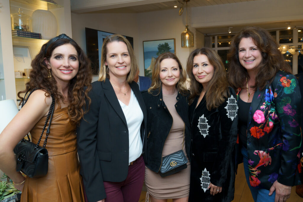 A group of women at the CDM Home Tour Barclay VIP Event.